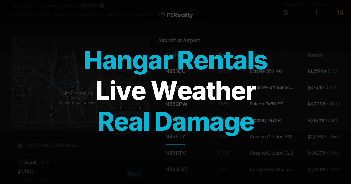 Hangars, Weather Damage, and Global Data
